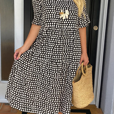 Iris | Sable Midi Dress