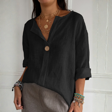 Zamma | Loose-fitting Elegant Blouse