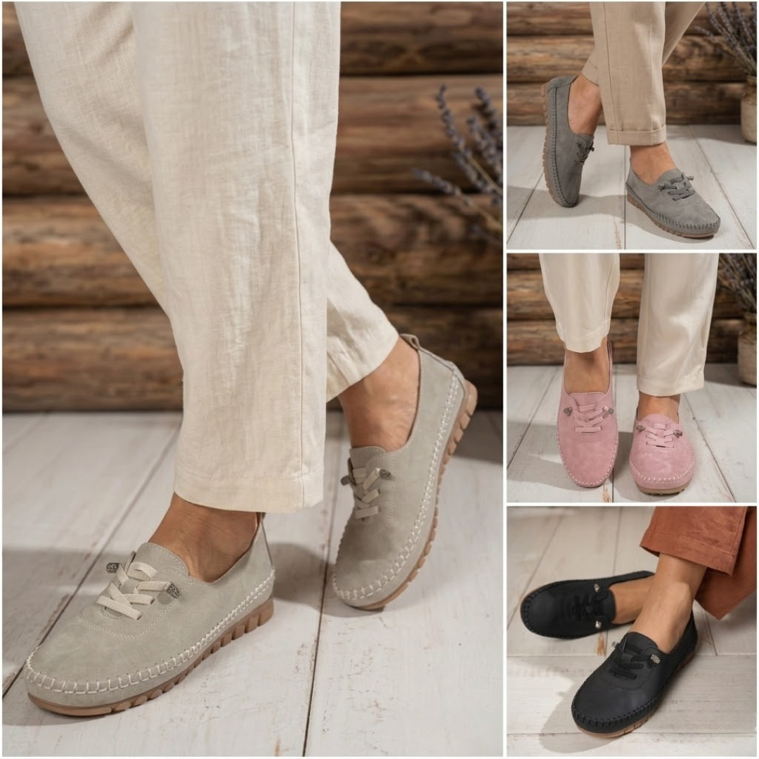 Céliane | Soft Moccasins with Ergonomic Sole and Complete Comfort