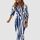 Dark Blue & White
