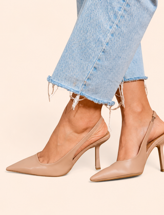 Beige Leather