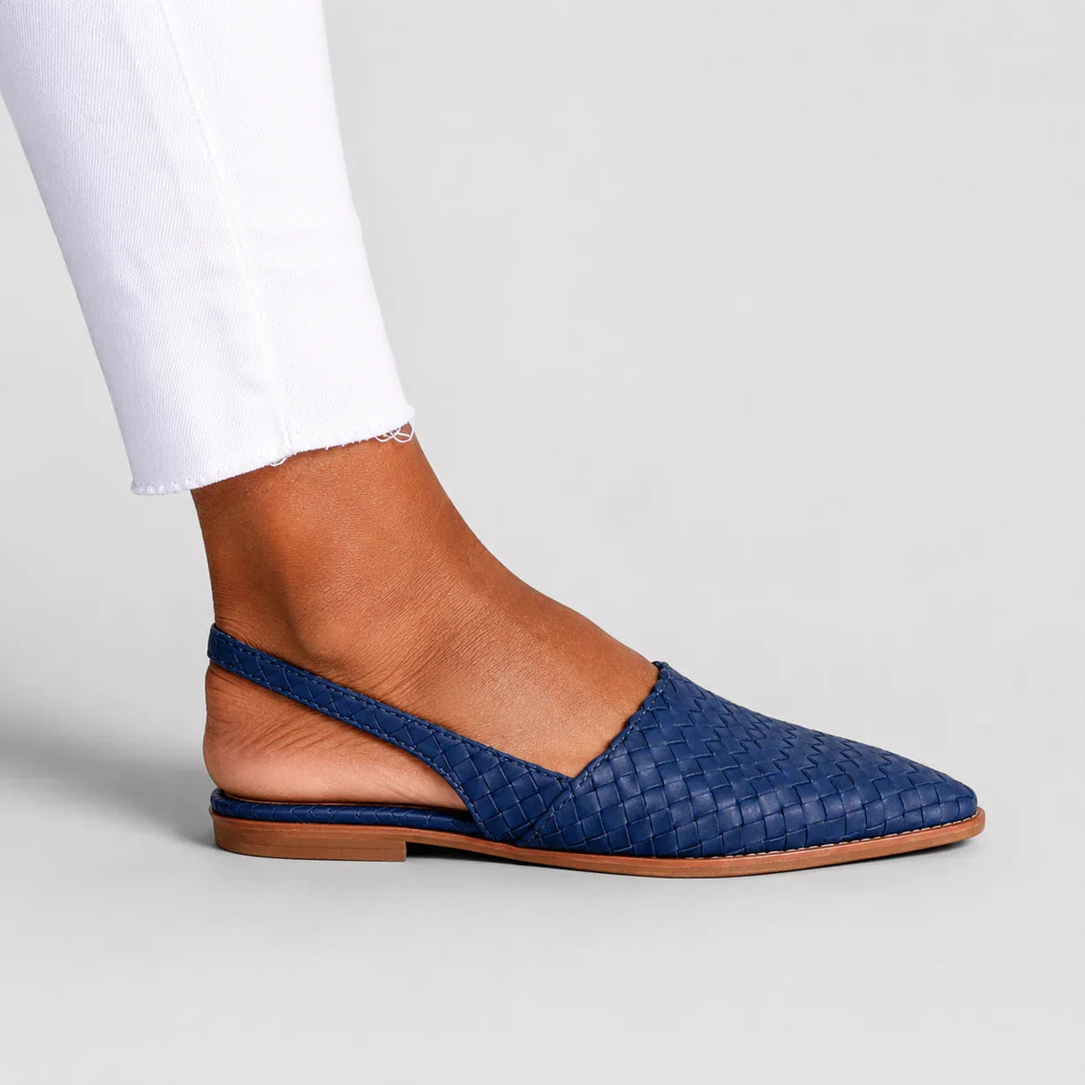 Simone | Braided Back Strap Moccasins