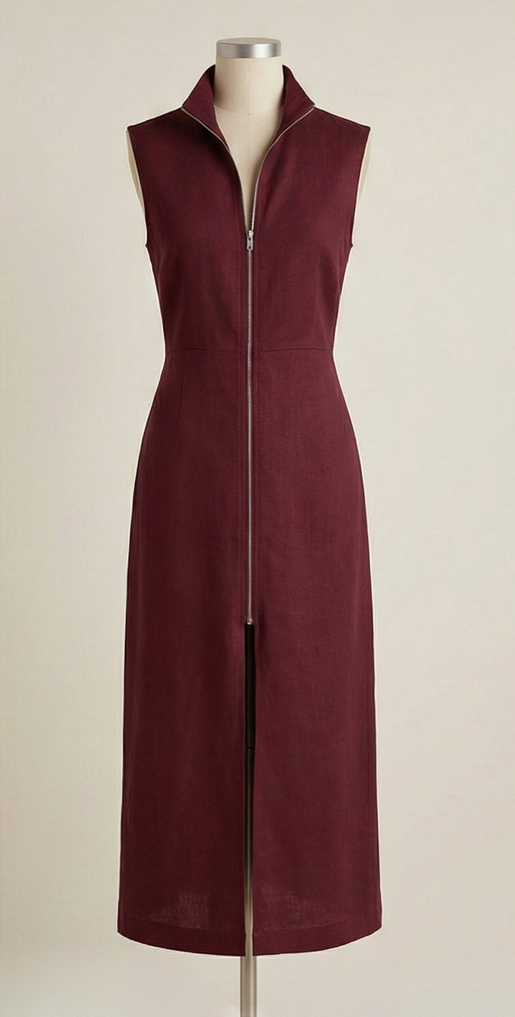 The Riviera Zip-Front Maxi