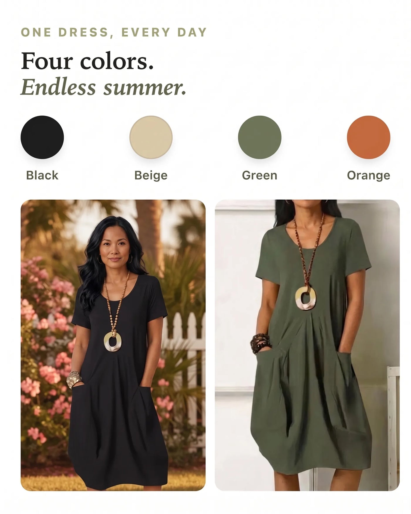 Kwani | Easy Casual Flow Dress