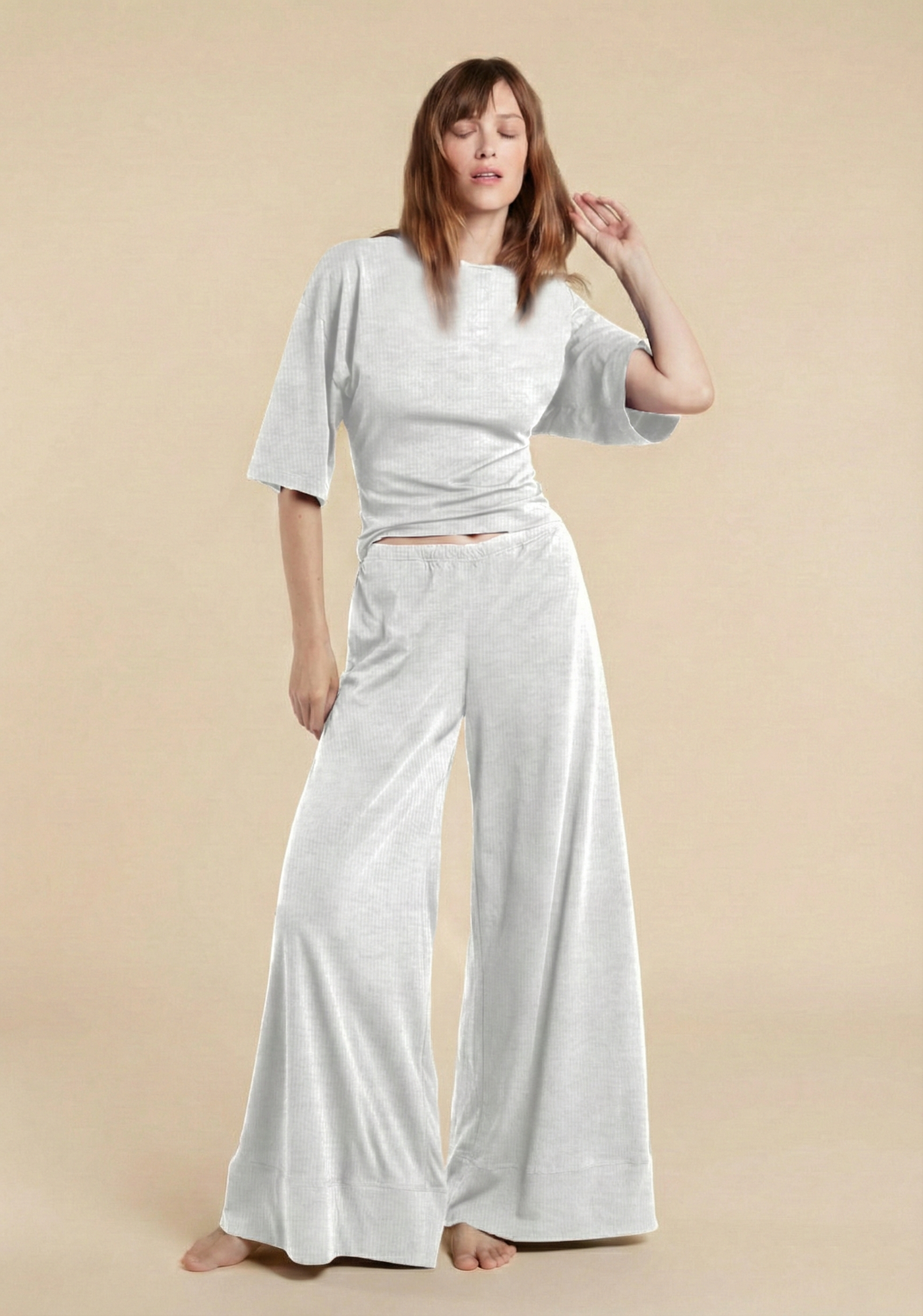 The Willow Ribbed Top & Bottom Set