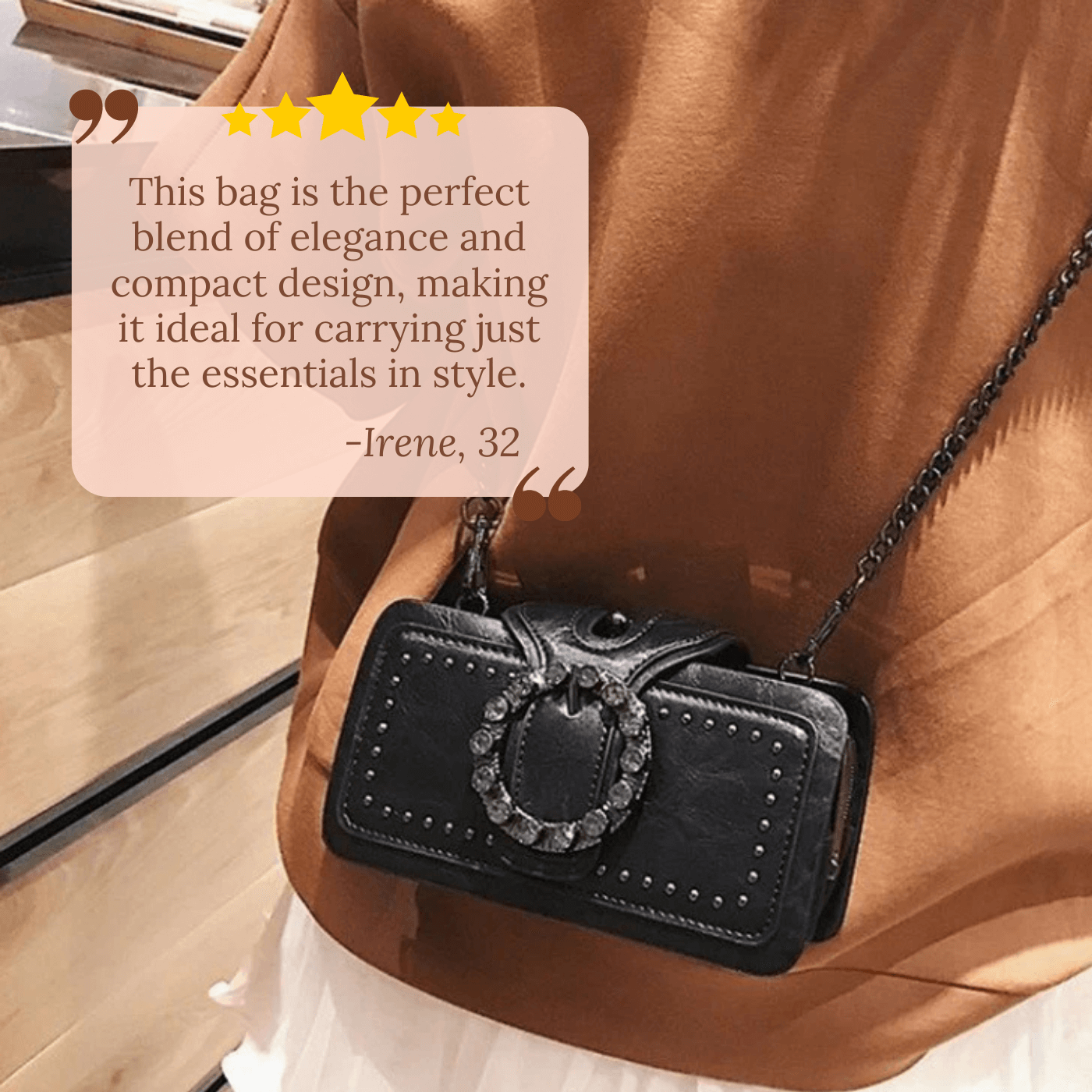Margherita's Studded Buckle | Clutch