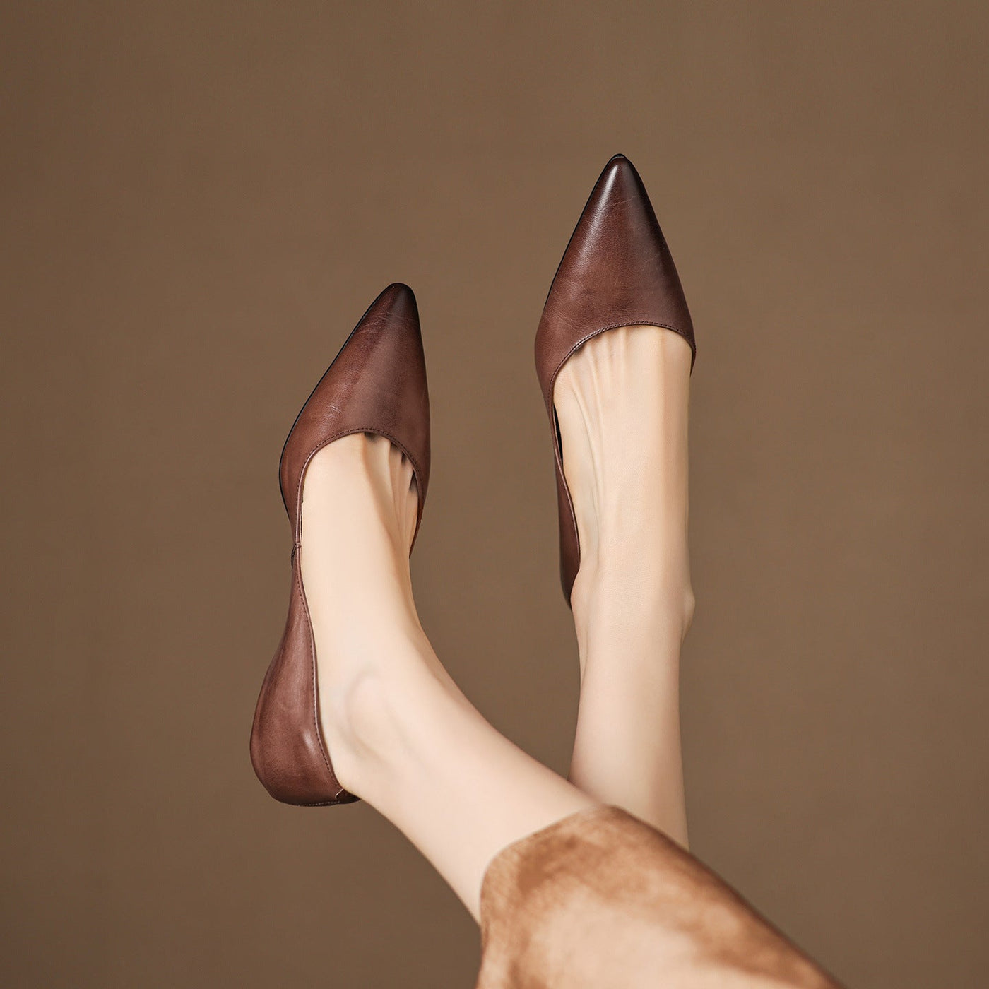 Arla Leather Flats