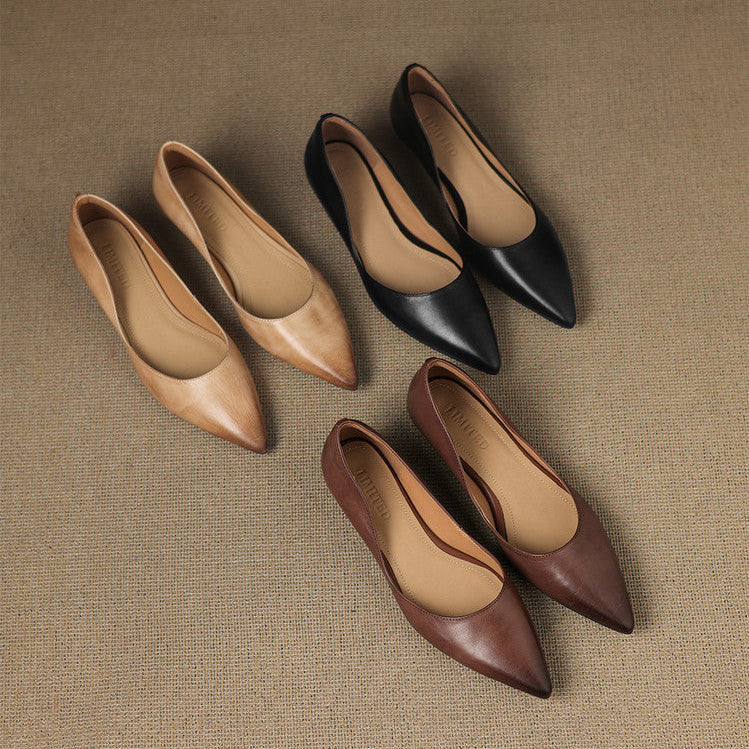 Arla Leather Flats