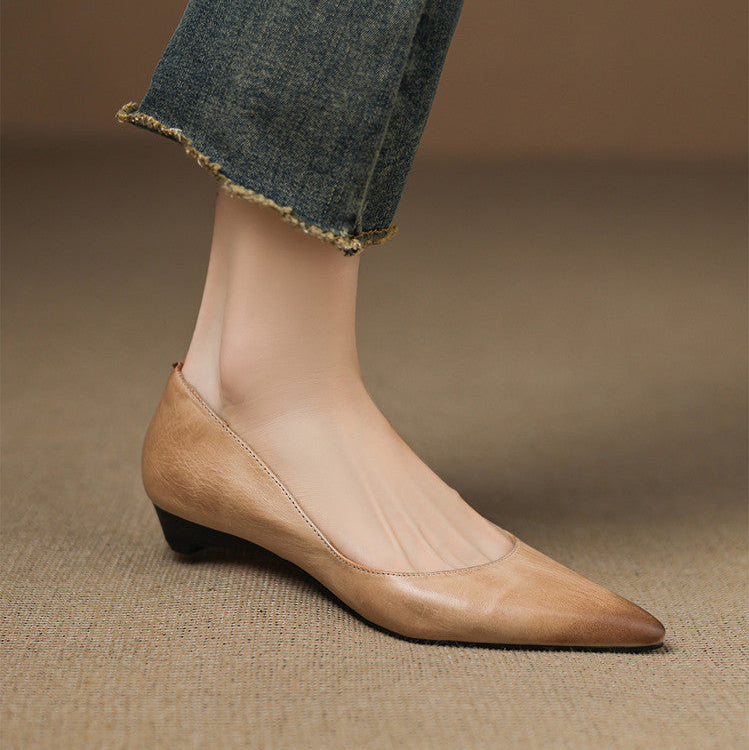 Arla Leather Flats