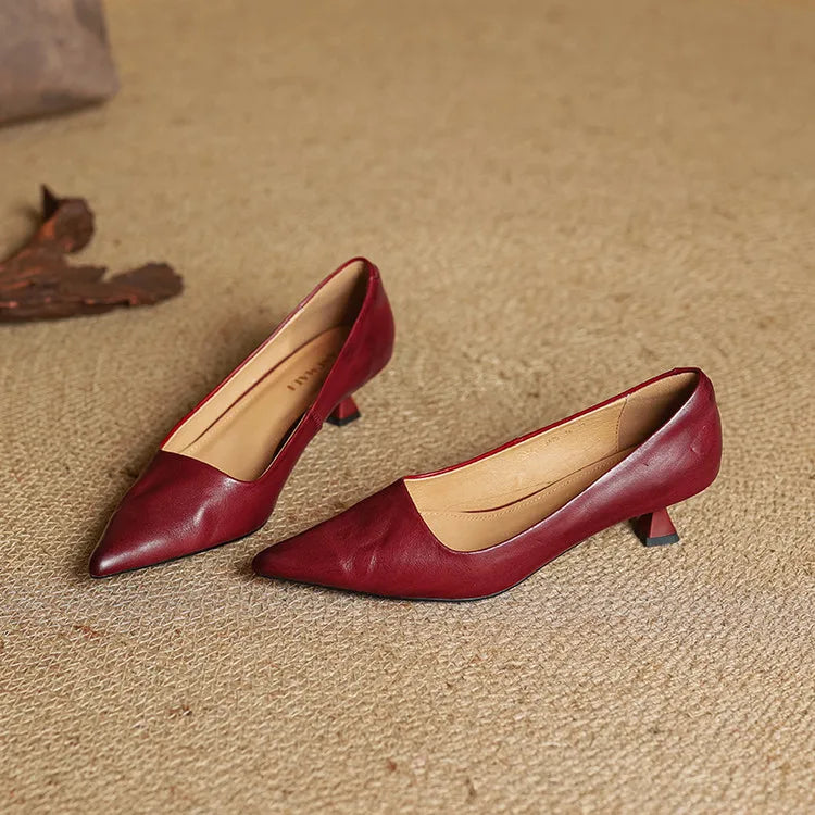 Anok Genuine Leather Heels