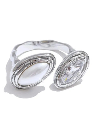 White Gold and Pearl