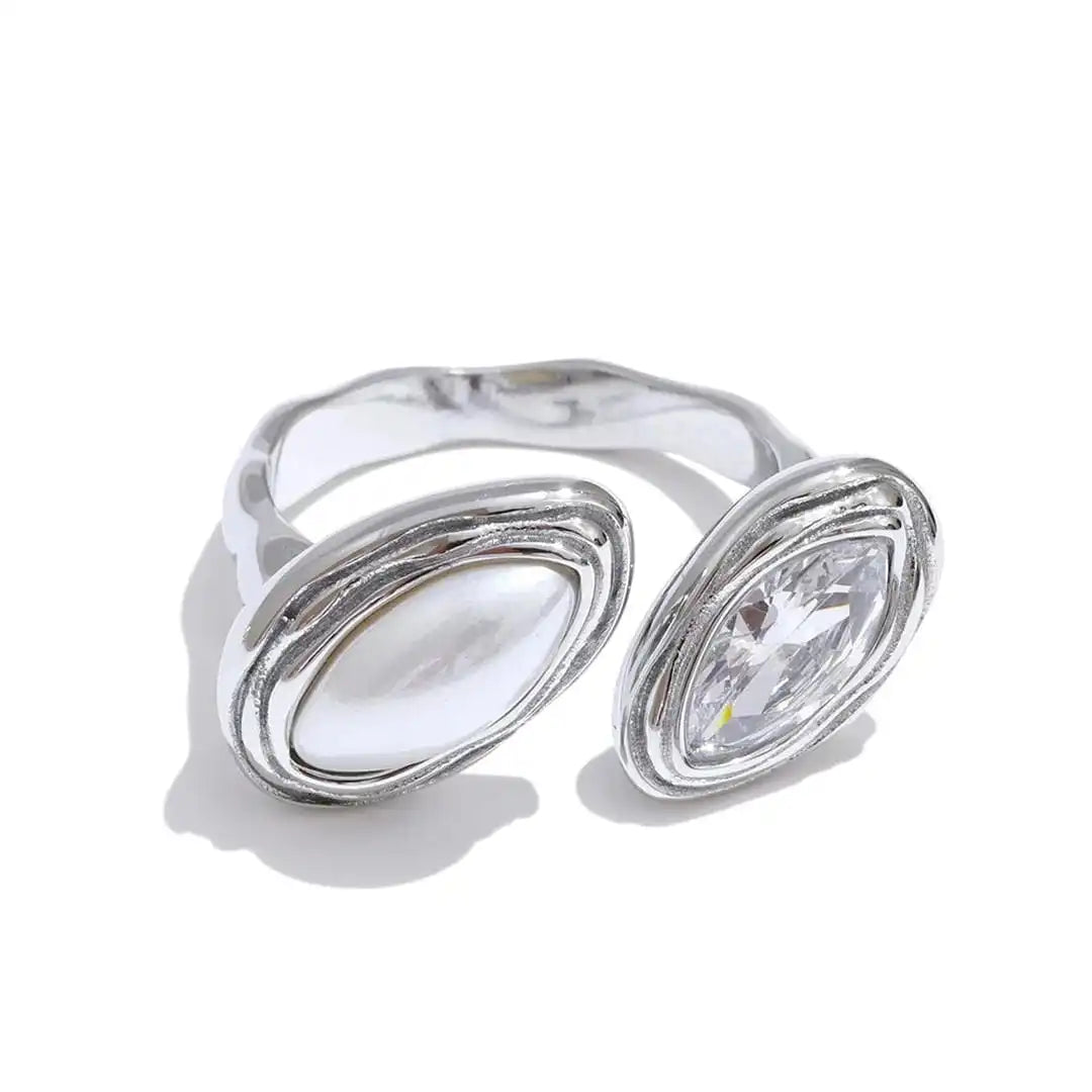 White Gold and Pearl