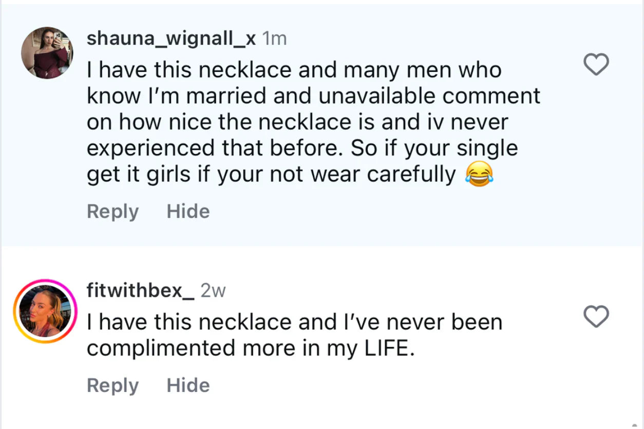 Customer comment