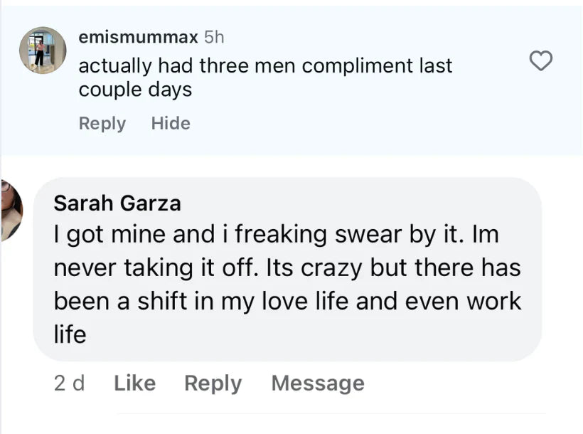 Customer comment