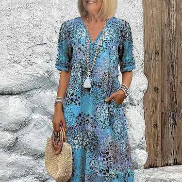 Rachel Vibrant Midi Dress