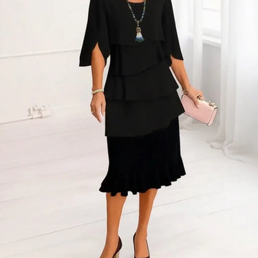 Patricia | Elegant Comfort Ruffle Dress