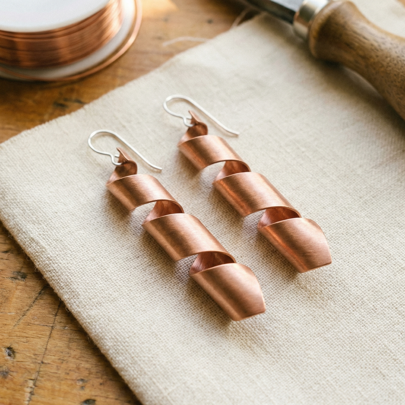 Dusk Copper Earrings