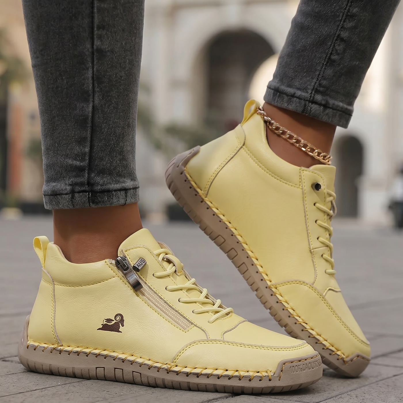 Mila – Comfortable orthopedic sneakers + zipper